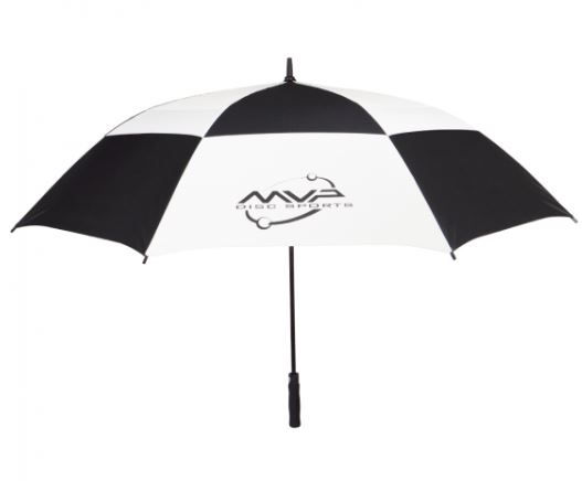 MVP Disc Sports Orbit Logo Large Umbrella (Black/White)